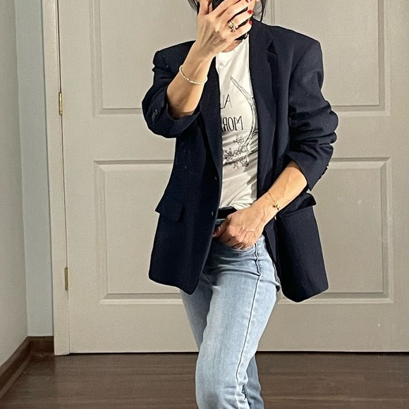 Mark Shale Jackets & Blazers - Mark Shale Union Made Vintage Navy Jacket size 14